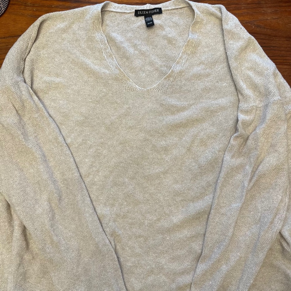 Eileen Fisher summer weight sweater